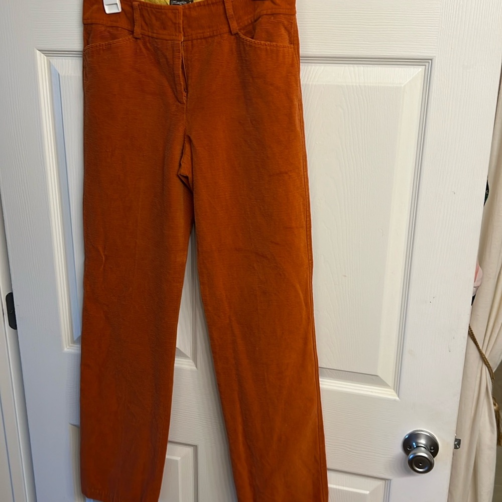 J McLaughlin corduroy orange pants